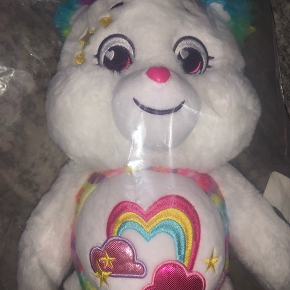 NEW- CARE BEARS TRUE FRIENDS BEAR  Rainbow Plush Bear by Care Bears - Picture 7 of 9